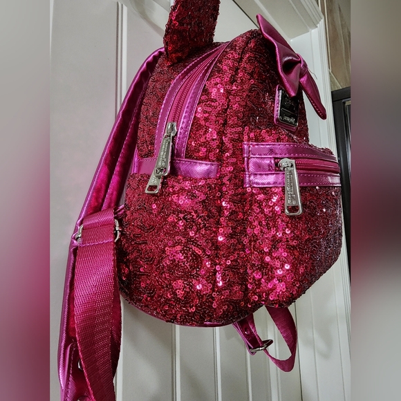 Magenta sequin Loungefly - Picture 3 of 6